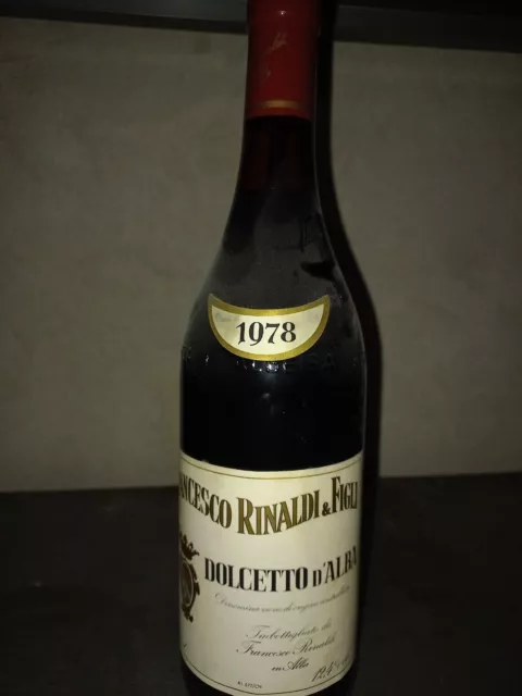 DOLCETTO 1978 Rinaldi e Figli vino rosso da collezione Piemonte