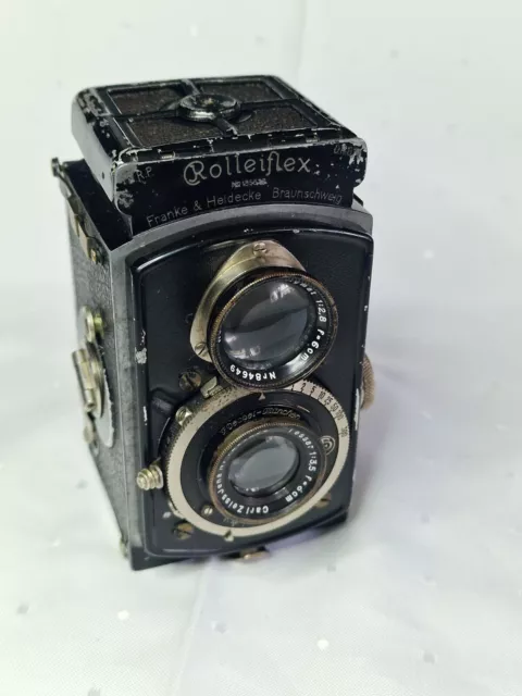 Rolleiflex, 4x4, Baby, black, TLR, vintage, alte Kamera, funktioniert