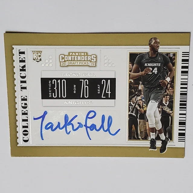 TACKO FALL 2019-20 Panini Contenders Draft Picks College Ticket #118 RC AUTO