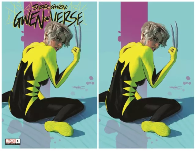 Spider-Gwen: Gwenverse #1 Mike Mayhew Trade/Virgin Variant Set Ltd 1000 Sets