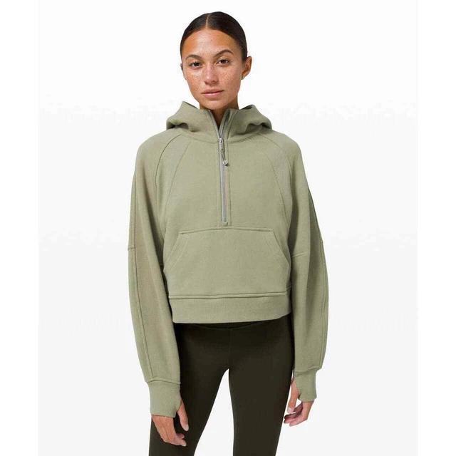 NWOT Lululemon Scuba Full Zip Hoodie M/L Green Jasper www.salaberlanga.com