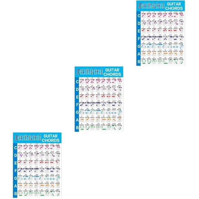 PER CHITARRA DIAGRAMMA Ad Accordi Ukulele Accordi Timbro Portatile 6,5