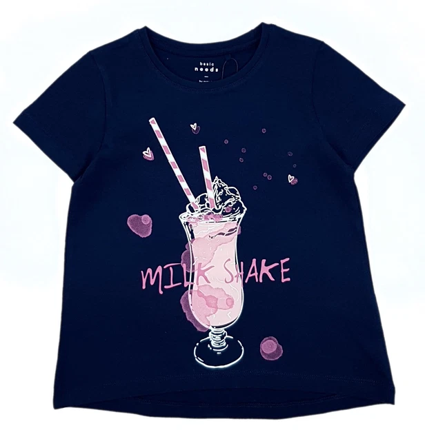 Ragazze Maglia a Manica Corta Bambini Estate Sweatshirt Top Sweater Bambini Bw