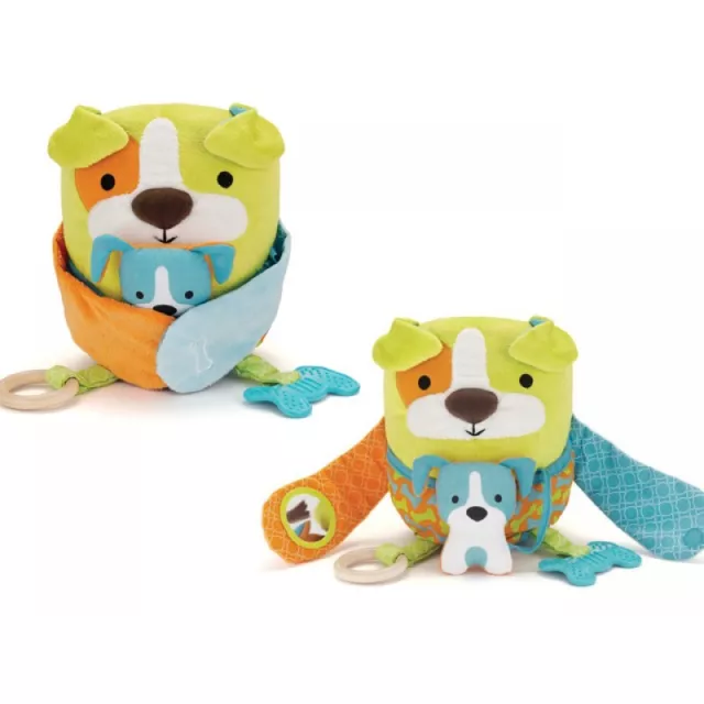 Baby Toy Skip Hop - Hug & Hide Activity Toy - Dog 0+ RRP $38
