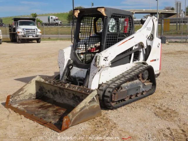 2016 Bobcat T590 Skid Steer Track Crawler Loader Aux Hyd 68 Bkt
