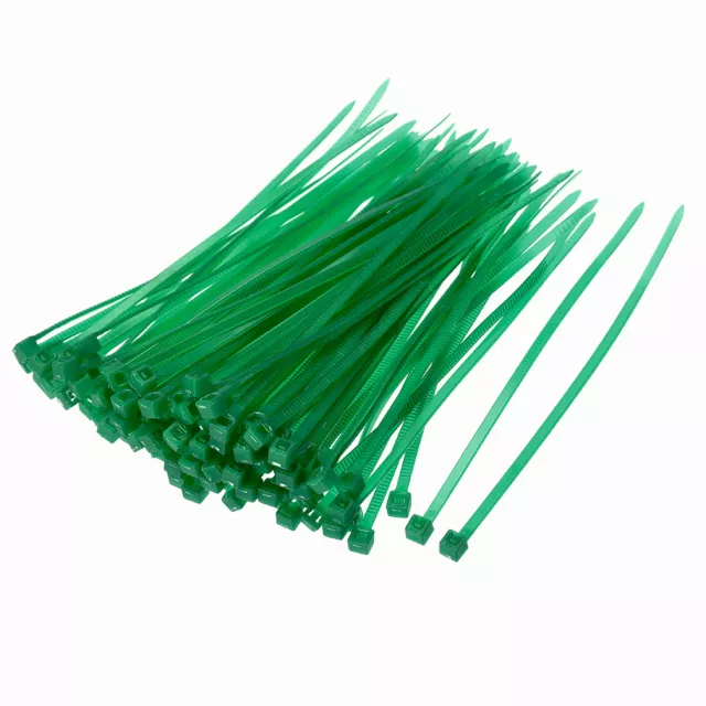 Nylon Câble Attaches 8 Pouce Autobloquant Attaches Rapides 0.14 Pouce 100Pcs