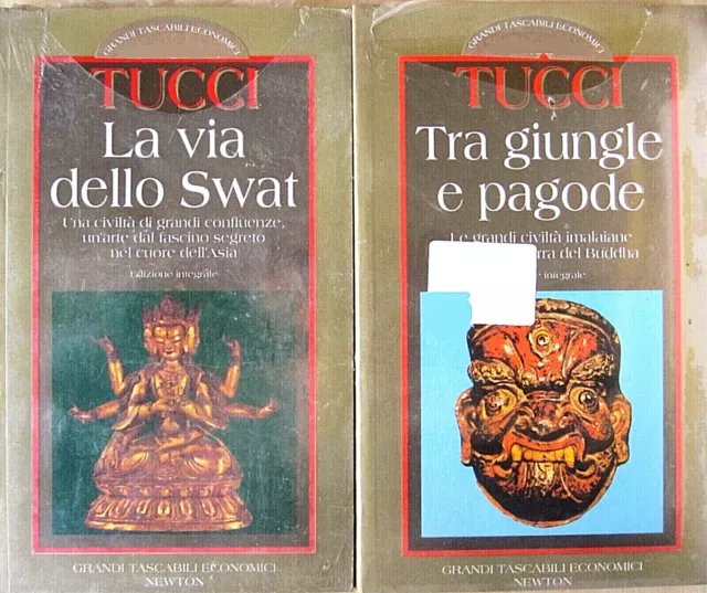 Giuseppe Tucci - Tra Giungle E Pagode, La Via Dello Swat. Due Volumi