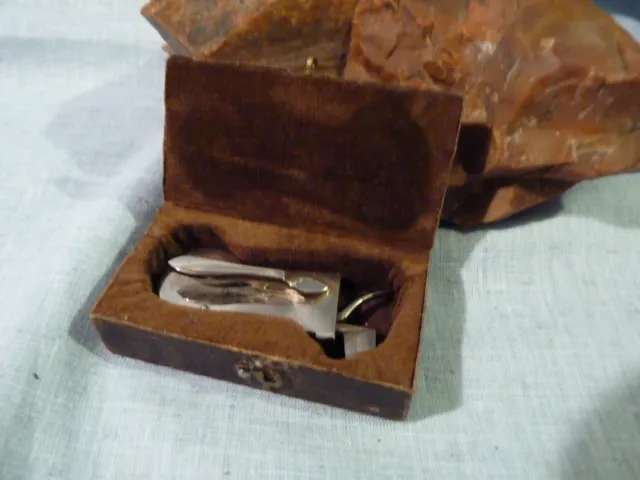 Vintage Civil War Era Bleeder Blood Letting Surgeon Tool, Original Case