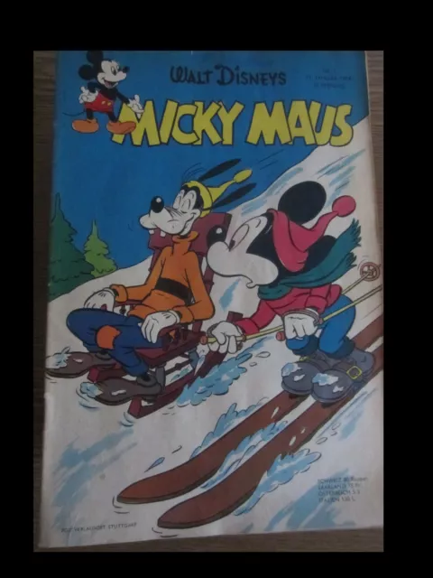 66 Jahre Micky Maus - 1958 - kompletter  Jahrgang 1-52 sehr selten guter Zustand