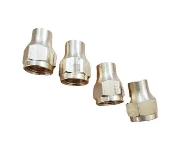 Brass Gas fitting 5-16 Flare Nut for 5-16 Copper Pipe x 4