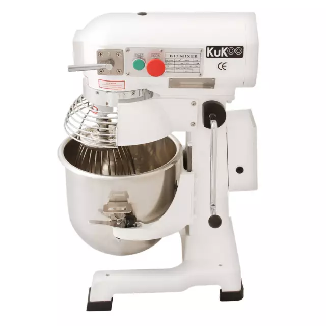 15L Commercial Food Mixer Dough Stand Planetary Mixer Cake Bakery Equipment