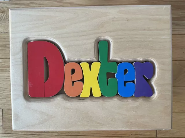 Children’s Wooden Stool With The Name Dexter