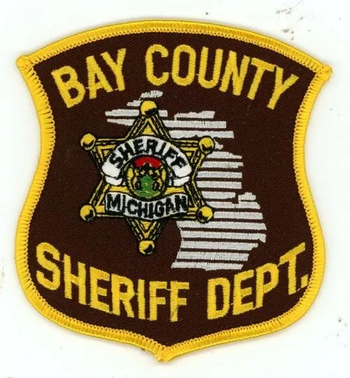 Michigan Mi Bay County Sheriff Dept Department Nice Shoulder Patch Police