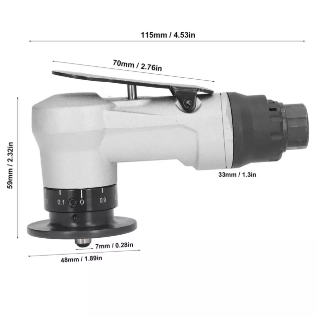 Pneumatic Chamfering Machine 45°Arc Burr Handheld Linear Trimming Deburring Tool