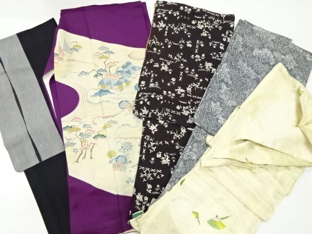44479# Japanese Kimono / Antique Kimono / Set Of 5