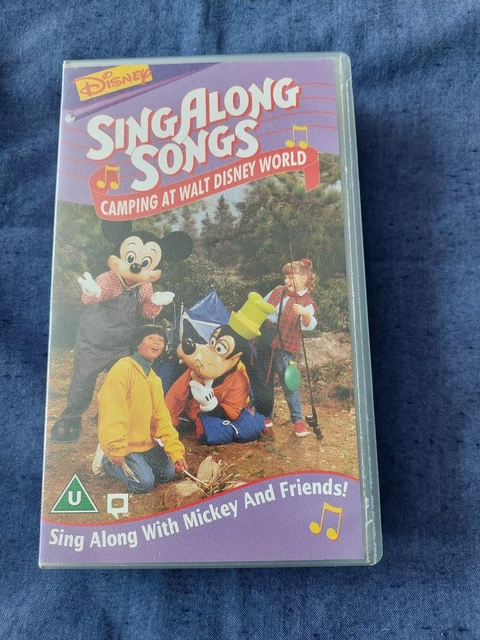 DISNEY S SING A LONG SONGS Camping At Walt Disney World On VHS Not 