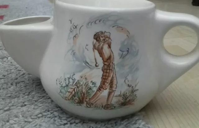 Wade Shaving Mug/Jug Golfer Royal Victoria Pottery Staffordshire 3