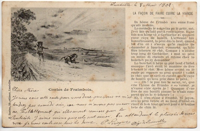 FRAIMBOIS - Meurthe et Moselle - CPA 54 - the TALES Cooking meat
