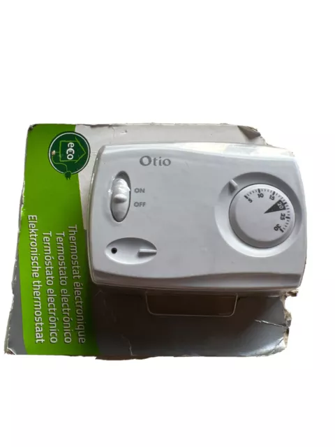 Thermostat programmable filaire blanc - Otio