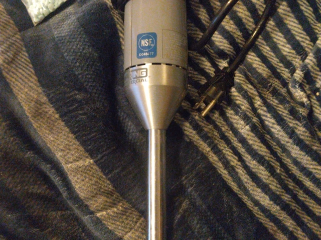Waring Commercial Immersion Blender Qik Stik Model WSB33 7"