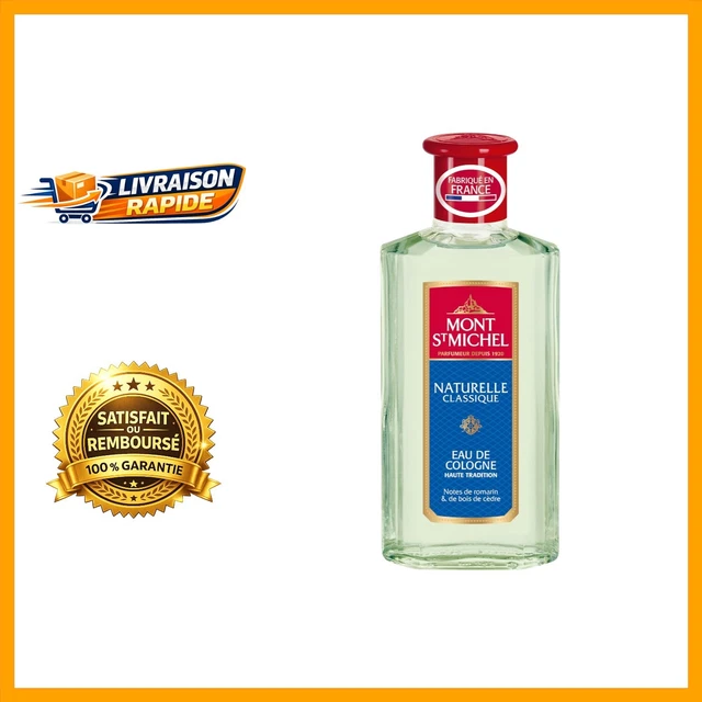 Eau De Cologne Mont Saint Michel 'Naturelle Classique' - 250 Ml, Parfum Français Neuf