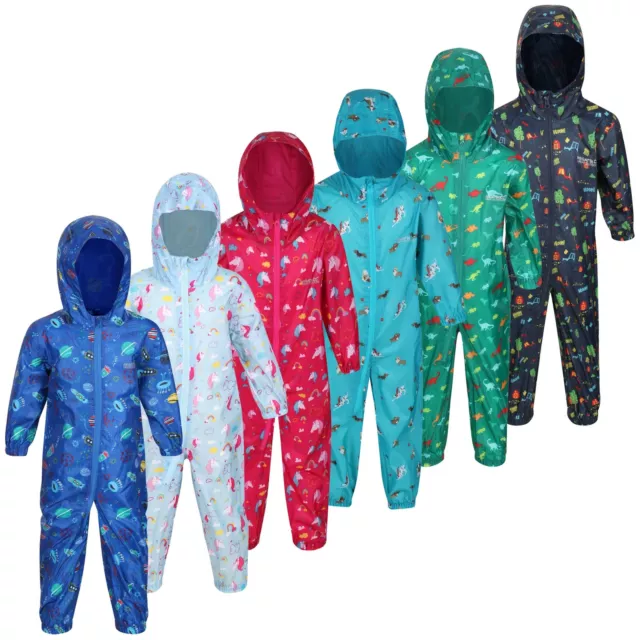 Regatta Kids Waterproof All-in-One Puddle Suit