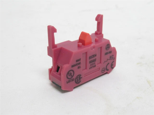 234706 Old-Stock; Idec HW-F01 Contact Block; 1NC; 600VAC