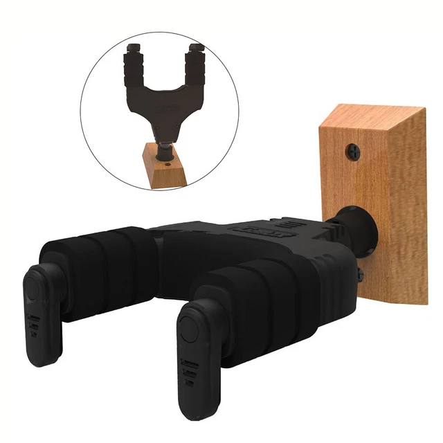 Support Guitare Électrique Tiger Pliable - Rembourré, Réglable Et Portable Pour Concert Ou Maison