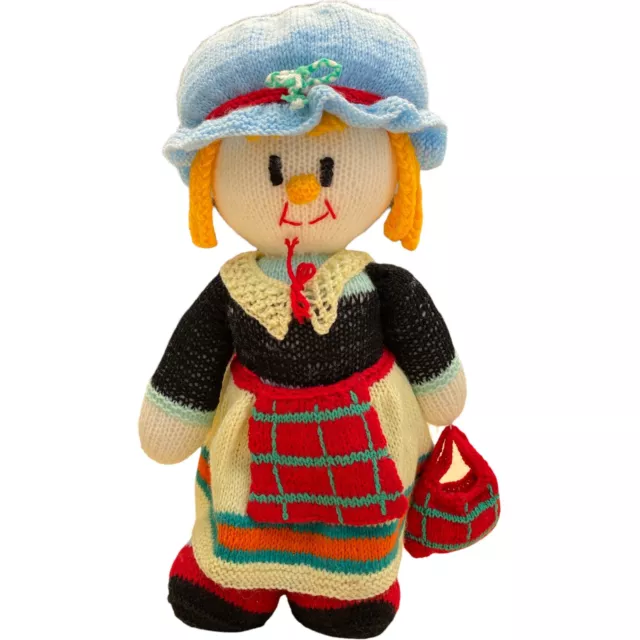Jean Greenhowe Hand Knitted Dolls Mac Scarecrow Scottish Toy 47cm