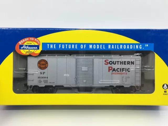 HO Athearn RTR 70027 Southern Pacific 40’ Youngstown Door Boxcar SP #163094