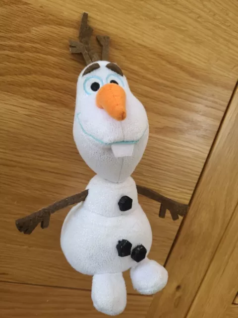 Frozen Olaf 2014 Snowman Beanie 8" Plush Cuddly Soft Toy Disney Ty Olaf