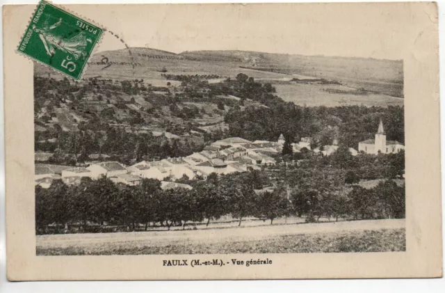 FAULX - Meurthe et Moselle - CPA 54 - vue generale