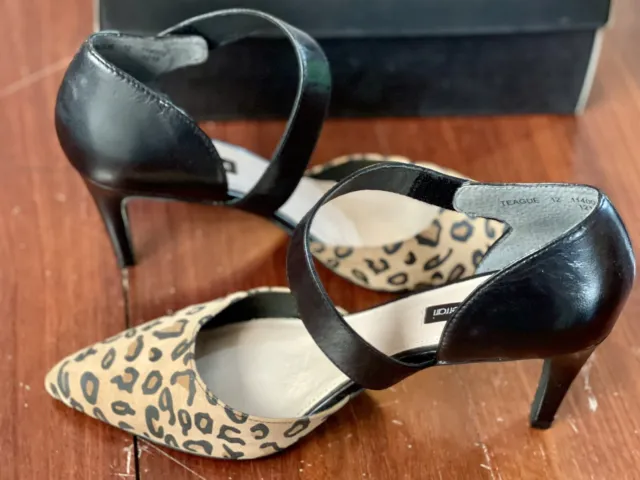 Women’s Diana Ferrari stiletto Leather Upper high heels size 12 leopard print