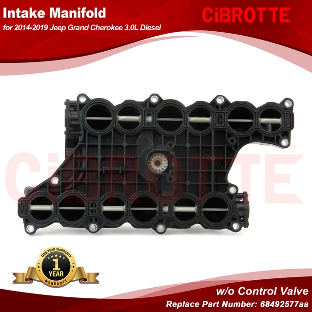 INTAKE MANIFOLD W/O Control Valve for 20142019 Jeep Grand Cherokee 3