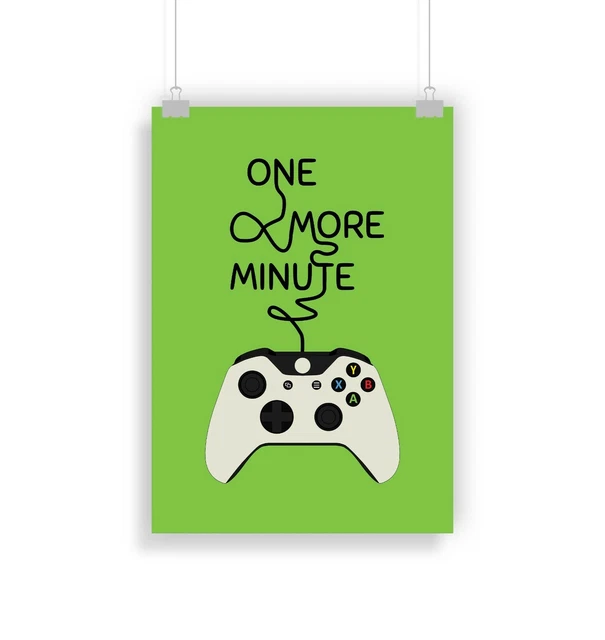 Xbox One controller, Poster, Gaming, Gift, Wall art, Decor, Gamer, Gifts, Print