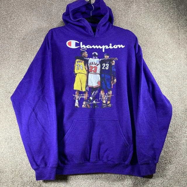 Kobe bryant michael jordan outlet lebron james champion sweatshir