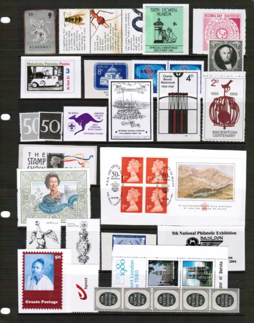 Aschenputtel Etiketten & Poster Briefmarken gemischte Auswahl