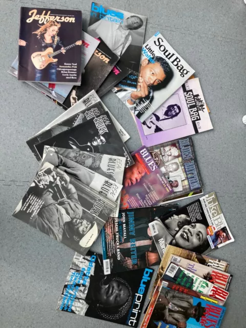 Collection Of 27 Blues Magazines