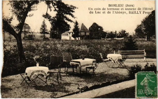 CPA Bonlieu - A corner terrace and annex of the Hotel du Lac FRANCE- (1044364)