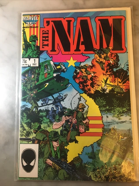 The 'NAM #1 (12/1986) Copper Age Marvel Comic Book! Vietnam War! KEY Issue! WOW!