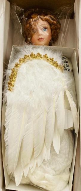 Heritage Signature Collection 2005 Angel Porcelain Doll Item #80025 New-In-Box,  3