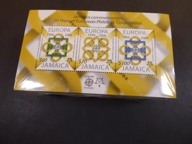 2005 Giamaica; 100 blocchi emblema Europa, Bl. 56, nuovo di zecca/NUOVO DI ZECCA, ME 900,-