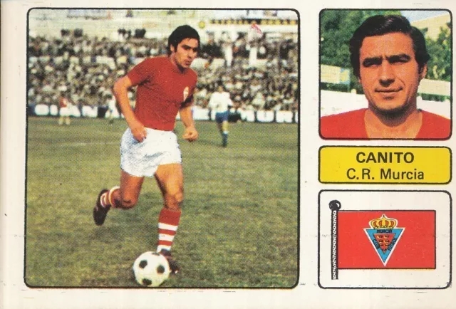 Mariano Cano Canito # Cr.murcia Cromo Card Campeonato De Liga 1973-74 Fher