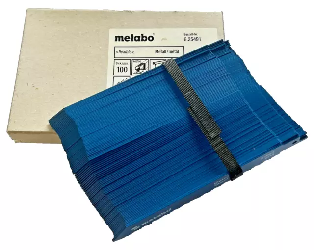 100 Metabo Säbelsägeblätter "flexible Metall" 150mm 150 x0,9 mm Metall 625491000