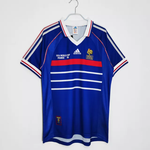 Maglia Francia Mondiale 1998 S M L Xl Xxl - Zidane 10- Articolo Nuovo