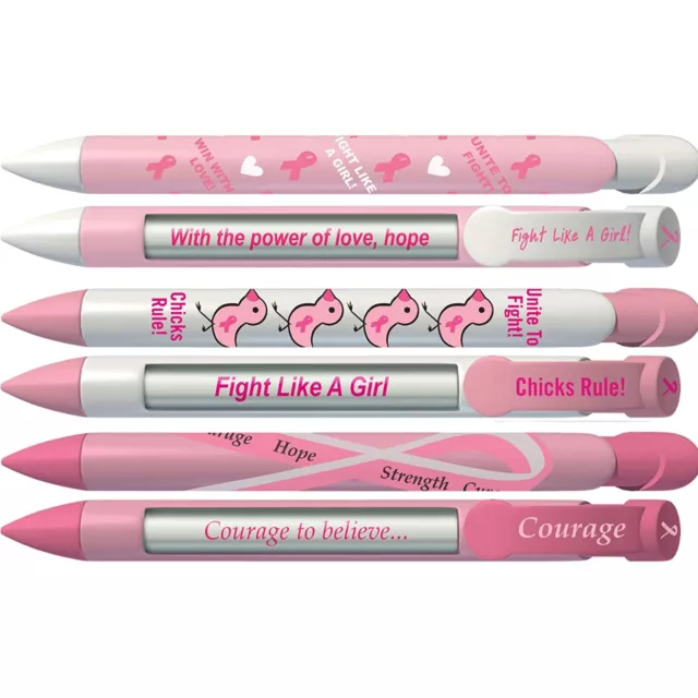 Greeting Pen "Breast Cancer Awareness Mix" Breast Cancer Awareness Pens with ...