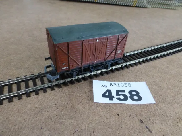 #458 Lima Brown Box Van Wagon HO Gauge