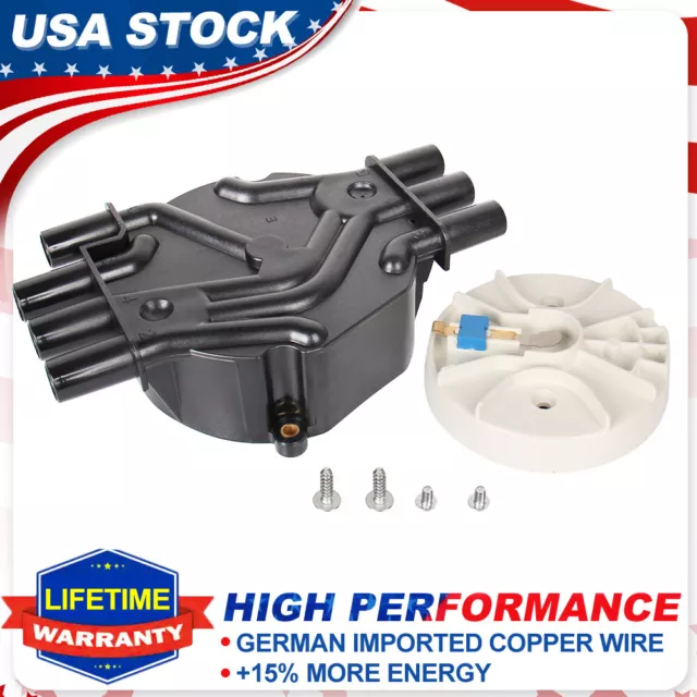 D328A Ignition Distributor Cap Rotor Kit 120142 w/ 130141 Fit Gmc&Safari 1995-05