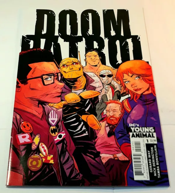 Doom Patrol #1 Cover C Sanford Greene Variant Comic!(DC'S YOUNG ANIMAL 2016)
