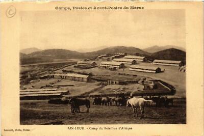CPA AK AIN-LEUH Camp du Bataillon d'Afrique MAROC (688424)